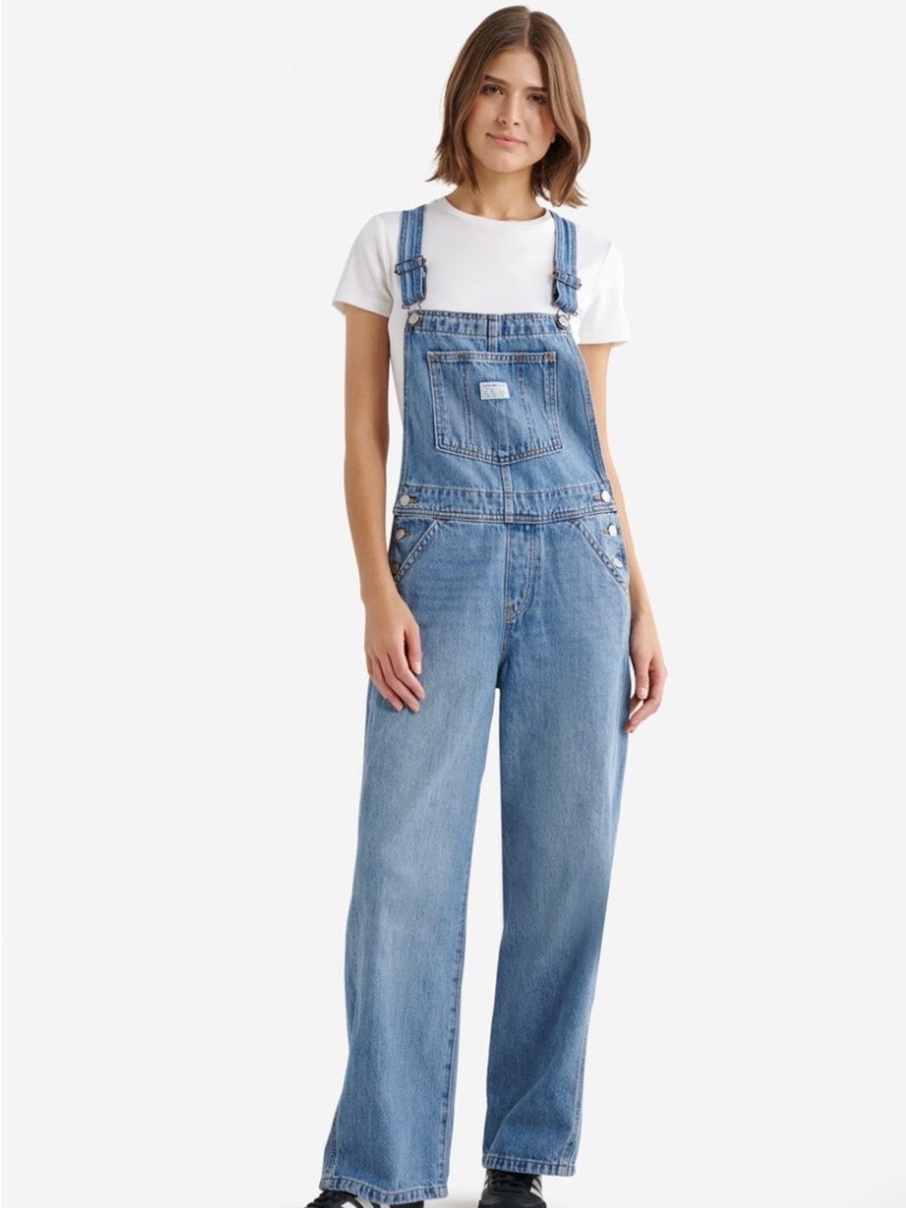 Levi's Classic Light Blue Denim Women's Overalls